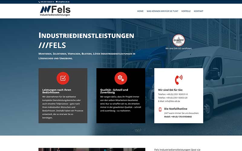Lüdenscheid | Homepage-Erstellung Industrie