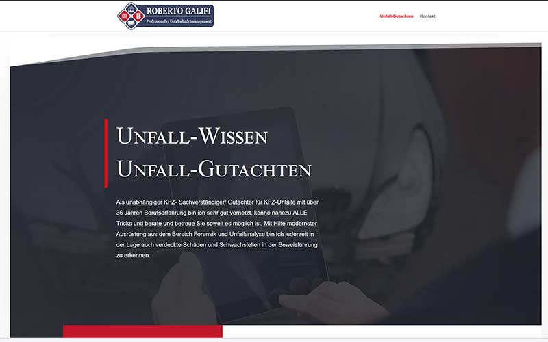 Berlin  Homepageerstellung Gutachter (WordPress + Divi)
