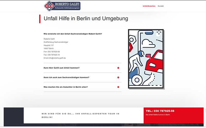 Berlin Homepage erstellen Gutachter