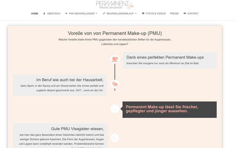 Neugestaltung der Website für PermanentLine